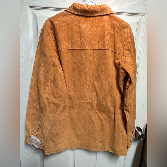 Genuine Leather QVC Dialogue Size Large Burnt Orange /Tan/Brown Color - Picture 7 of 8